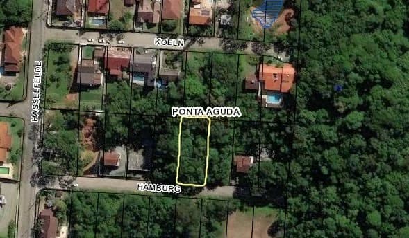 Terreno à venda no bairro Ponta Aguda em Blumenau/SC