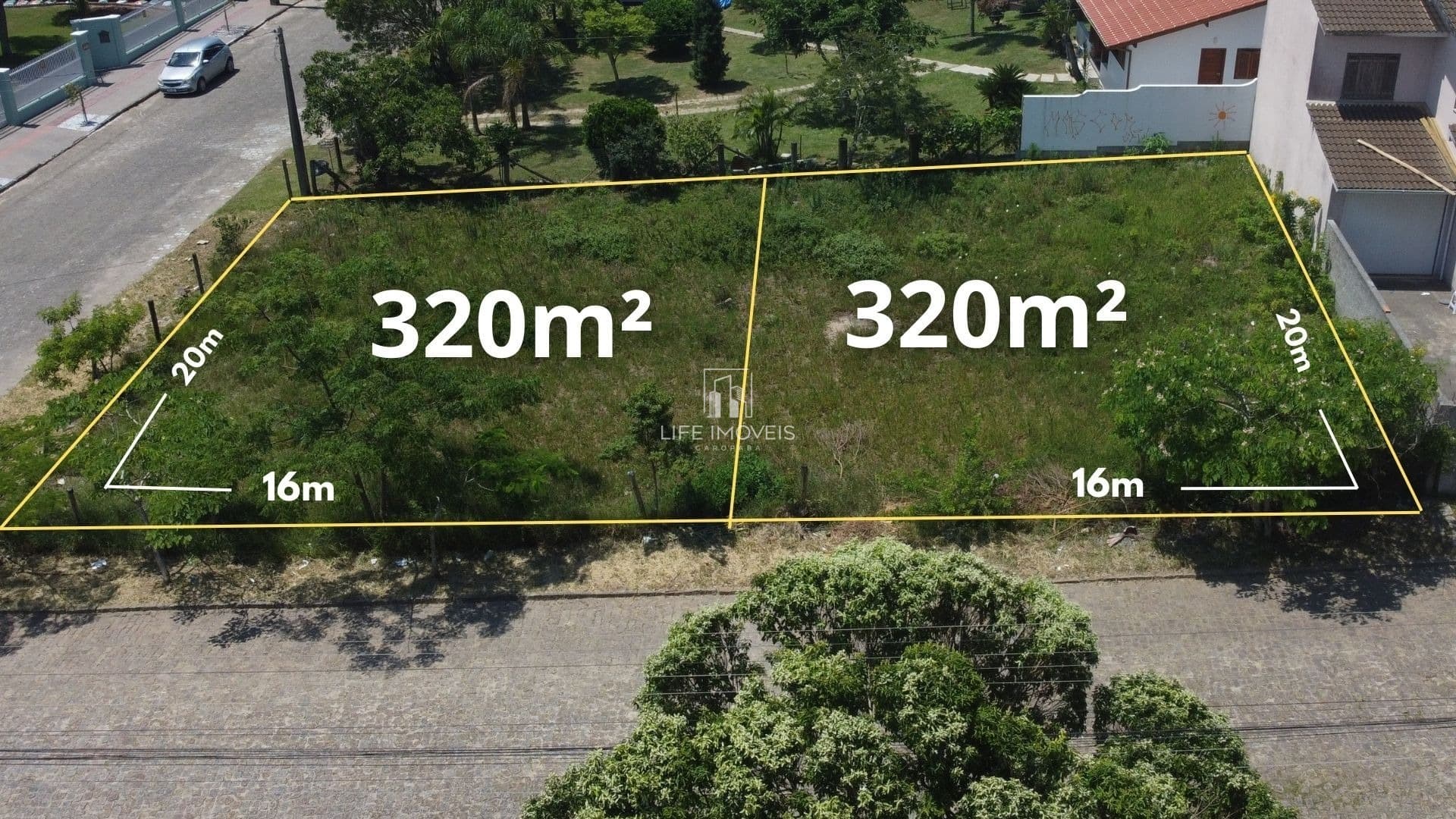 Terreno 320m² à venda em Garopaba/SC no Centro com opção de esquina ou lateral
