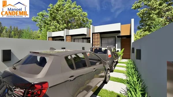 Casa geminada no bairro Boa Vista em Joinville-SC