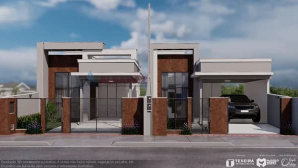 Casa Geminada para Venda em Areias Tijucas-SC