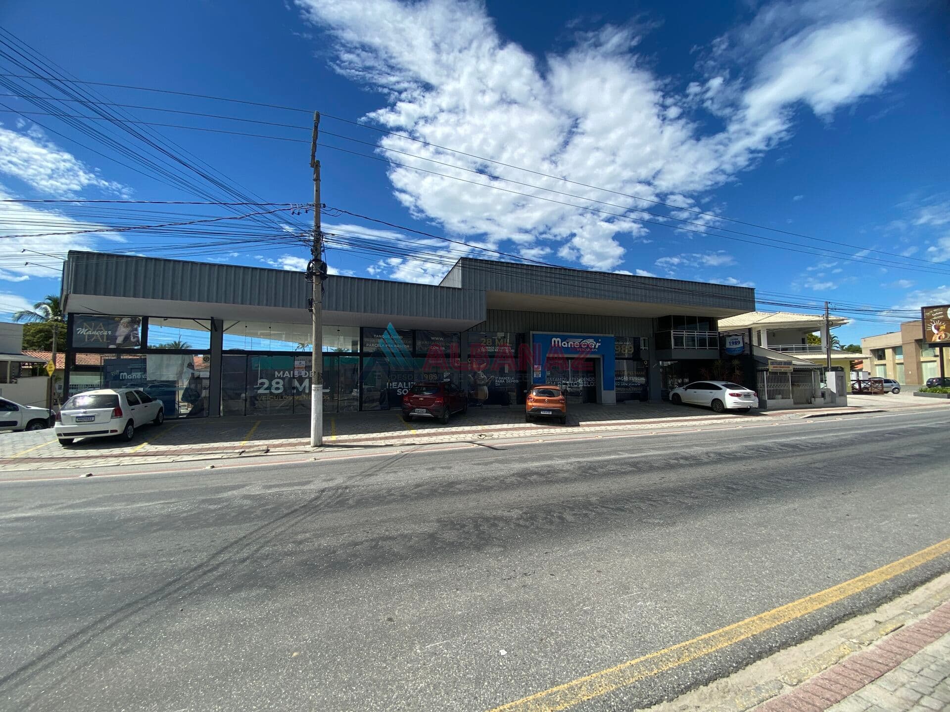 Salão comercial para alugar no centro de Tijucas