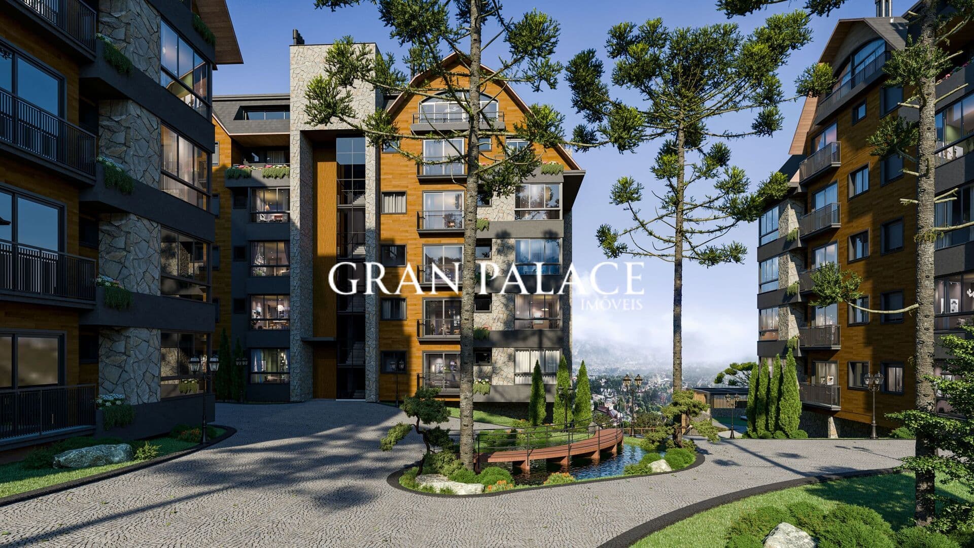 Apartamento Alto Padrão com infraestrutura completa em Gramado .
