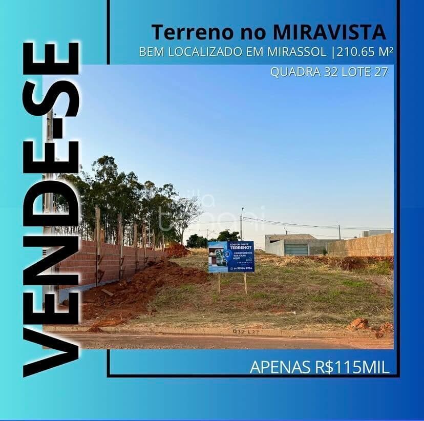 Terreno à Venda no bairro Miravista Residencial, Mirassol/SP