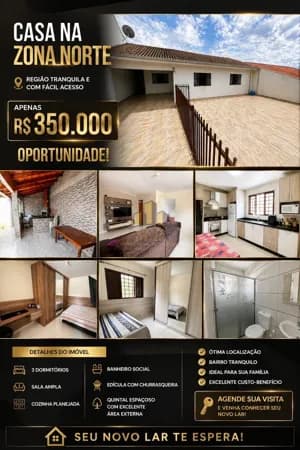 Casa em Londrina - Conjunto Habitacional José Giordano