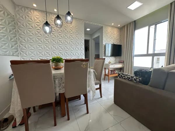 Apartamento 2 Quartos Todo mobiliado