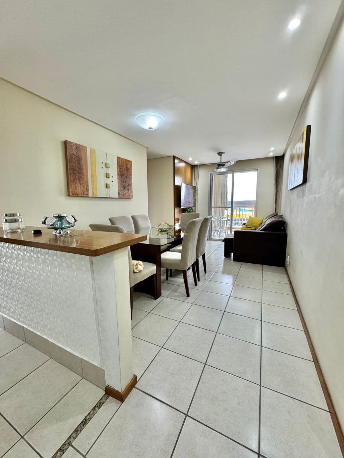 Apartamento 3 Quartos com Suíte, Varanda, Vista livre