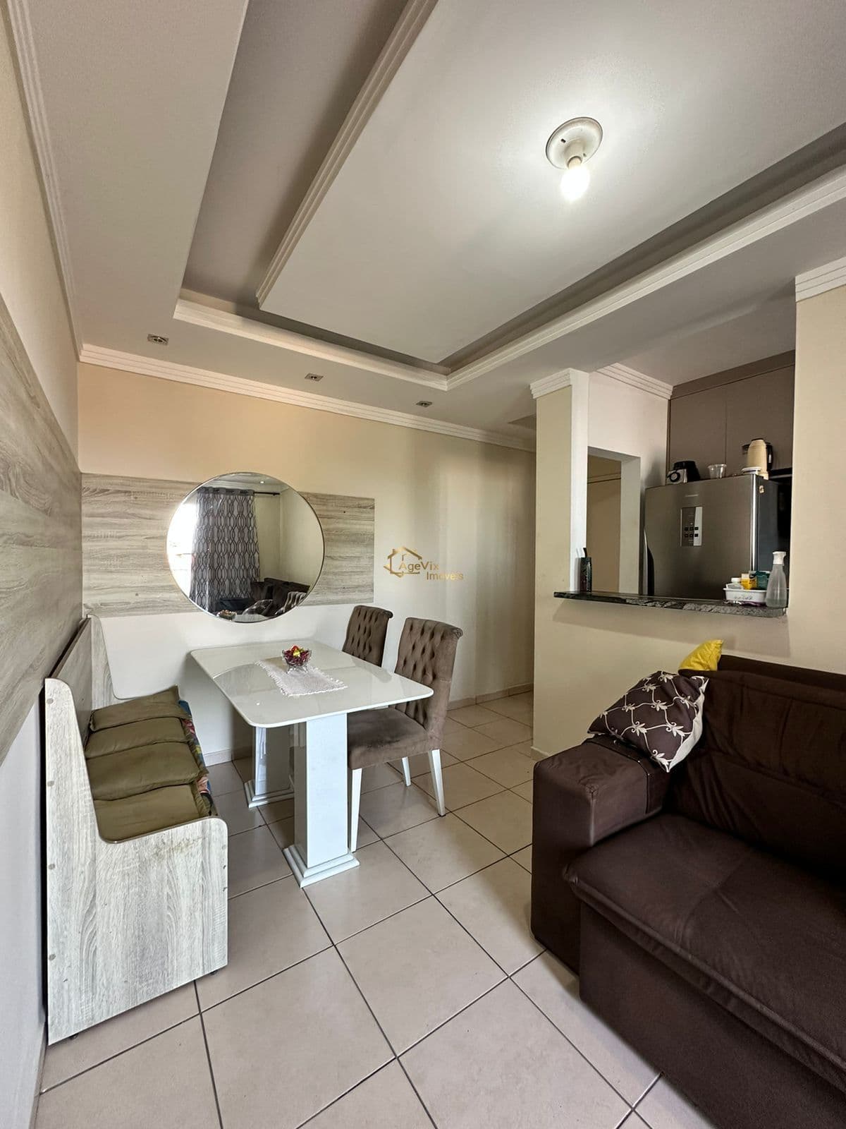 Apartamento 3 Quartos com Suíte, Todo mobiliado, Varanda