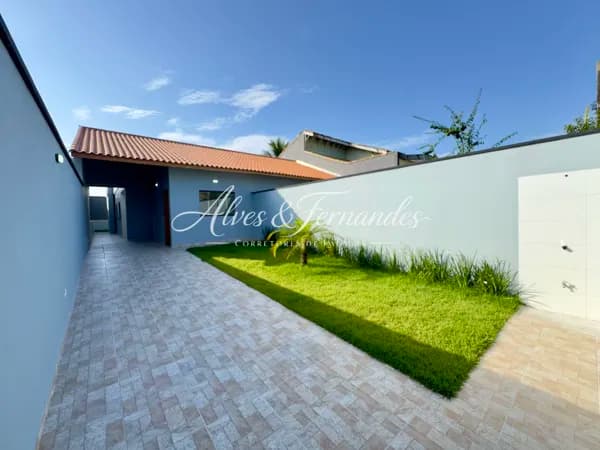 Casa 3 Quartos sendo 1 Suíte em Peruíbe, Bairro Cidade Nova Peruíbe