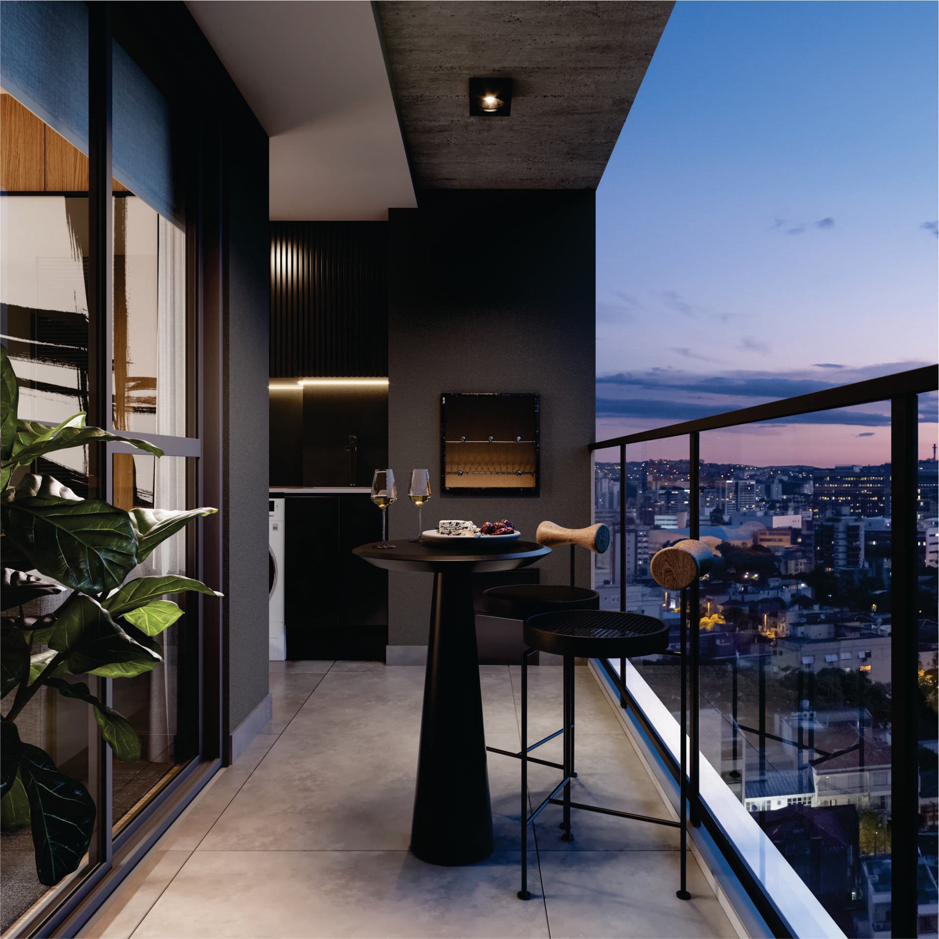 Apartamento Prime no Rebouças l 03 Quartos l Suíte