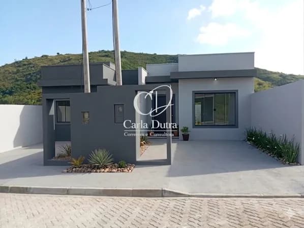 Casa 3 Quartos com Suíte em Volta Redonda | Casa Linear Nova na Planta no Bairro Voldac