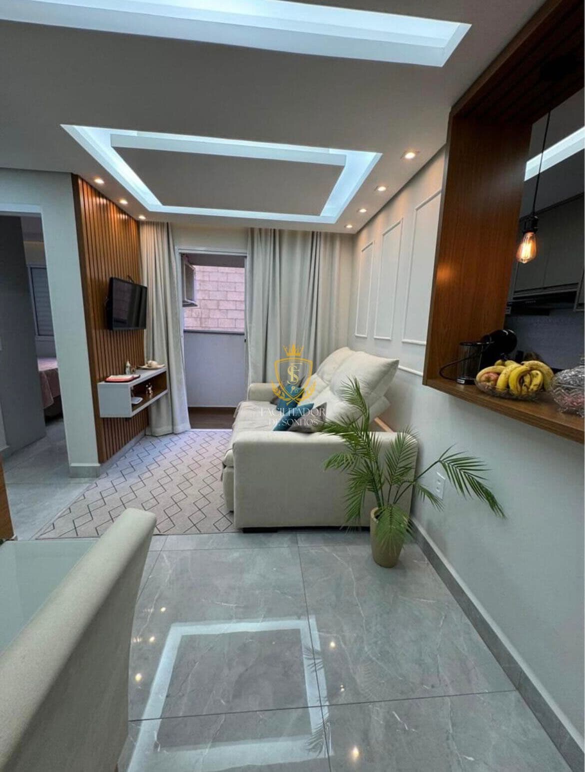 Apartamento térreo moderno à venda no Condomínio Murano – Marília/SP