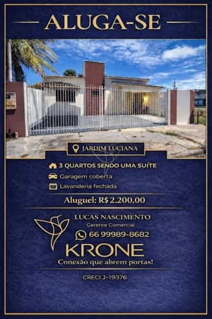 Casa em Primavera do Leste - Jardim Luciana