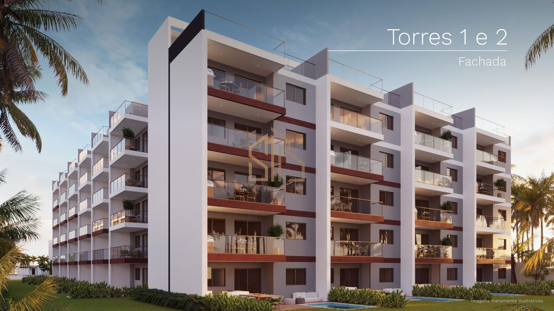 Apartamento à Venda em Praia dos Carneiros - 2 Quartos (1 Suíte), 59m² - Condomínio Orla