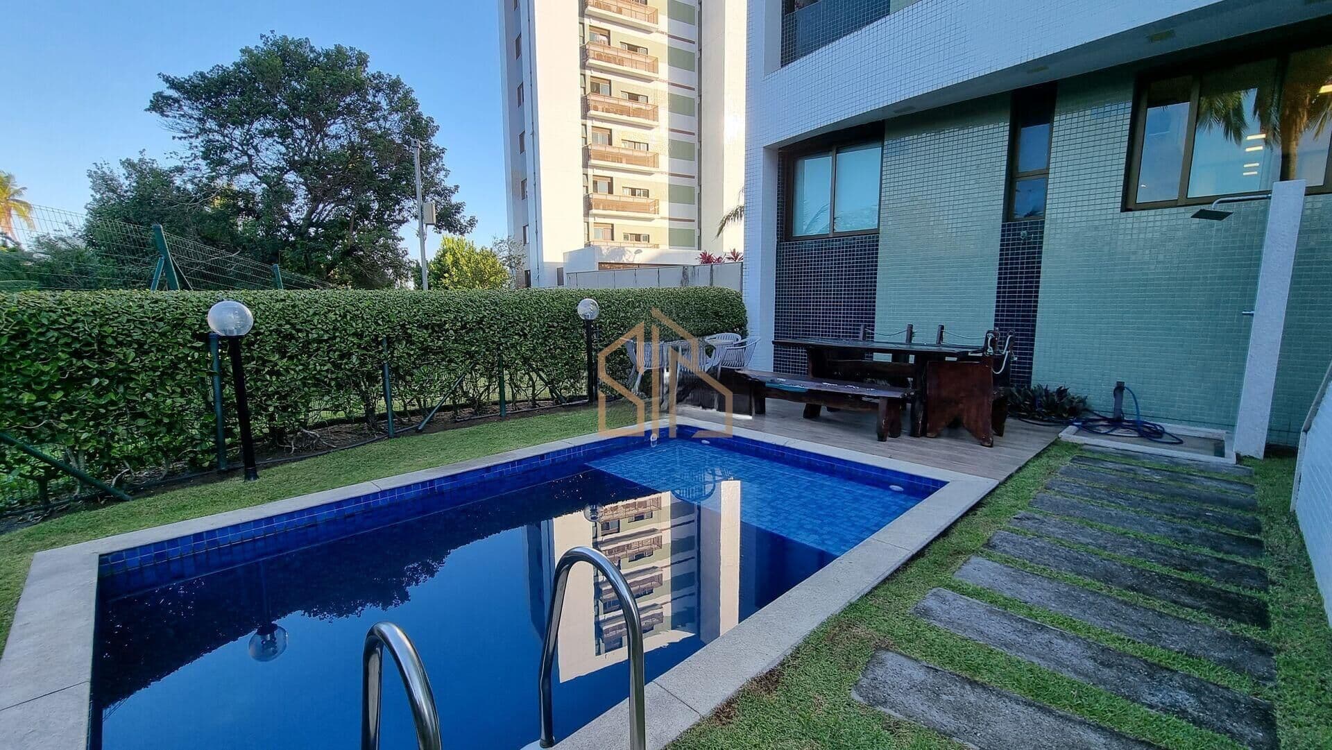 Apartamento Jardim à Venda Mobiliado na Reserva do Paiva - 2 Suítes, 229m², Piscina Privativa