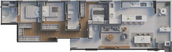 Apartamento à venda no bairro Turimar em Balneário Gaivota/SC