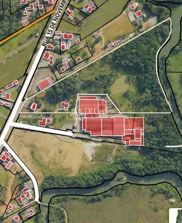 Terreno amplo, plano, com mais de 39 mil metros quadrados em Pomerode