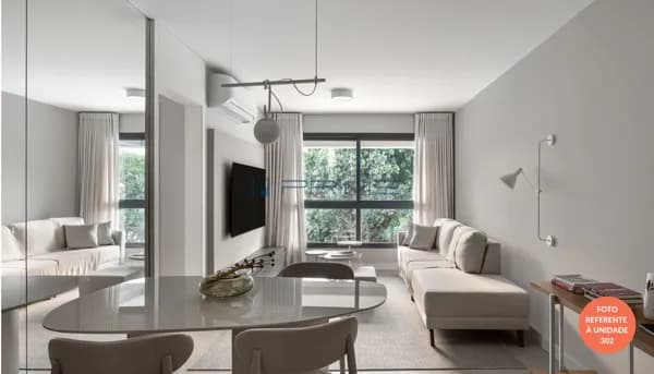Apartamento 2 Dormitórios mobiliado com Suíte e 1 Vaga no Petrópolis em Porto Alegre