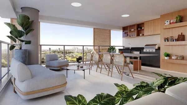 Apartamento Alto Padrão - Cidade de Barcelona no Jardim Ilhas do Sul - Ribeirão Preto/SP