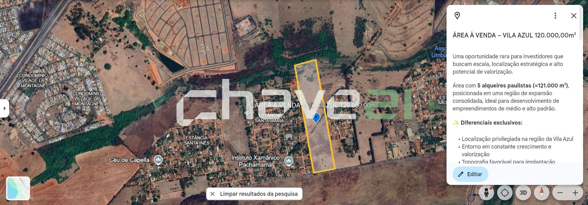 VILA AZUL | ÁREA NOBRE PARA DESENVOLVIMENTO