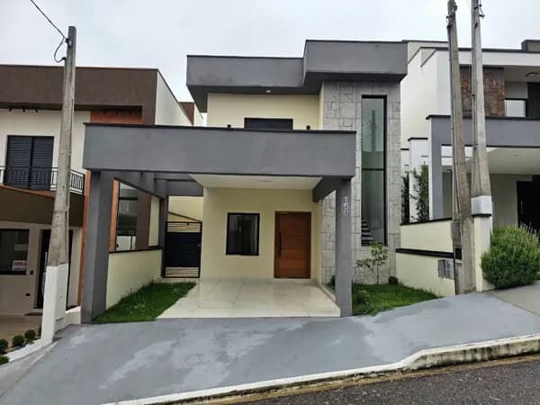 Sobrado de 166m² no Condomínio Recanto Tropical | 3 Dorms e Área Gourmet | Taubaté/SP