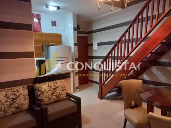 Apartamento Cobertura no Edifício Eghina no Itaguá, Ubatuba/SP