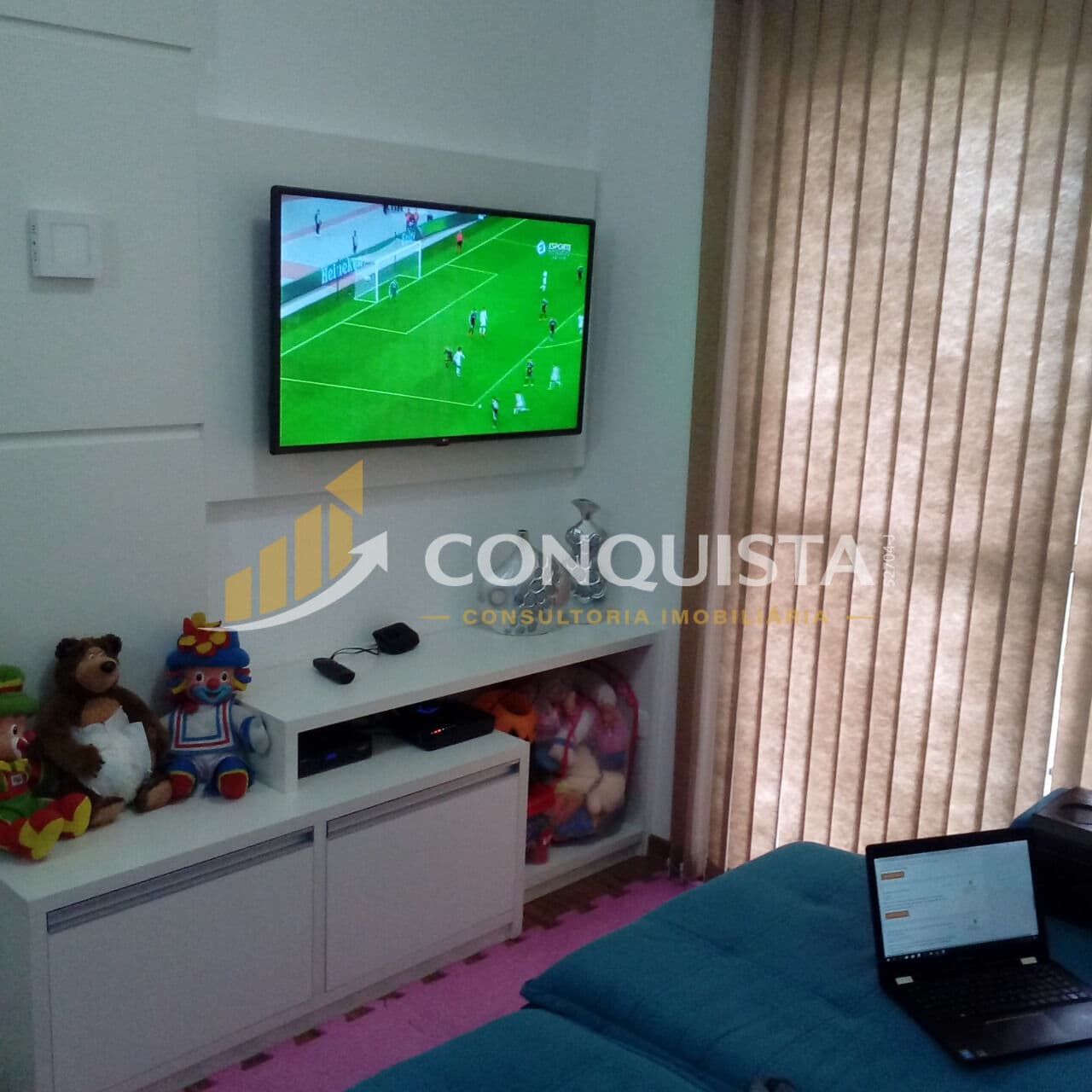 Apartamento à Venda no Condomínio Cyan 63m² - 2 Quartos 1 Suíte– Taubaté/SP