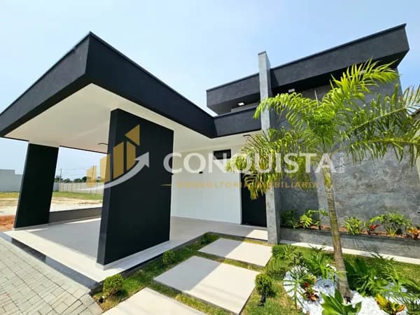 Casa Moderna com Suíte Master e Área Gourmet - Condomínio Pérola do Vale
