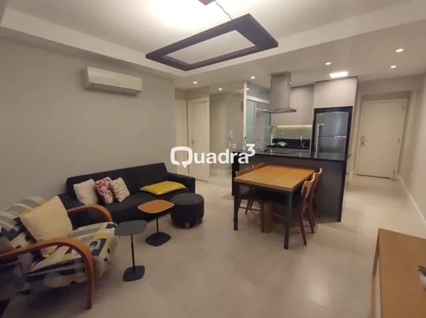 Apartamento para alugar, com 61 m², 1 dormitório/suíte, 2 banheiros, 1 vaga - Brooklin - São Paulo/SP