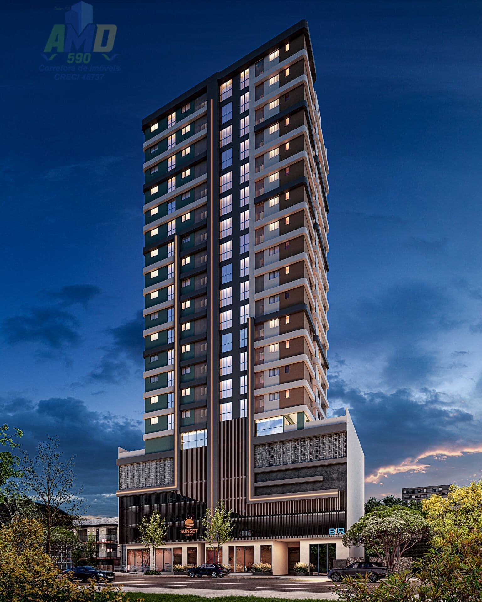 Apartamento à venda no Sunset Residence em Itapema/SC – Unidade 1701