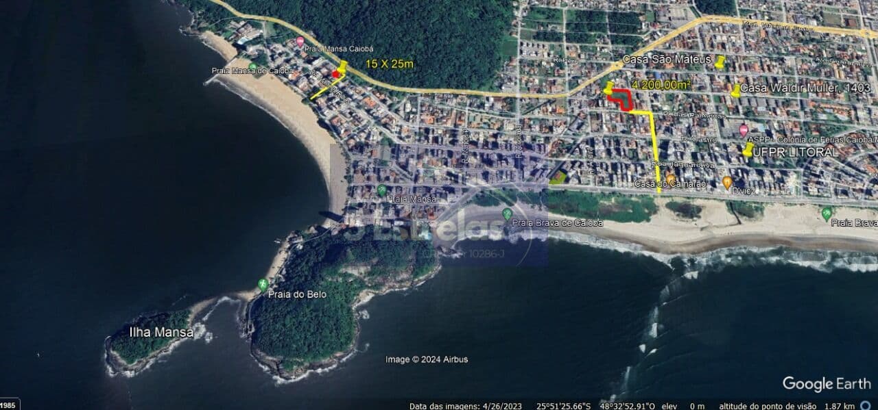 Oportunidade de Investimento: Terreno de 375 m² com Potencial para 6 Pavimentos em Caiobá, Matinhos/PR