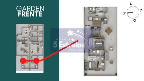 Apartamento Garden à venda no bairro Caiobá - Matinhos/PR