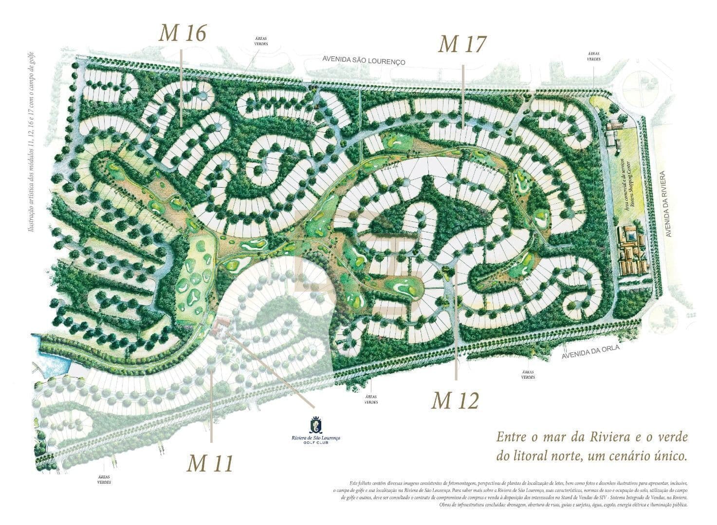 TERRENO À VENDA – RIVIERA DE SÃO LOURENÇO – MÓDULO 11