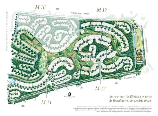 TERRENO À VENDA – RIVIERA DE SÃO LOURENÇO – MÓDULO 16