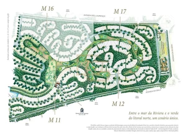 TERRENO À VENDA – RIVIERA DE SÃO LOURENÇO – MÓDULO 16