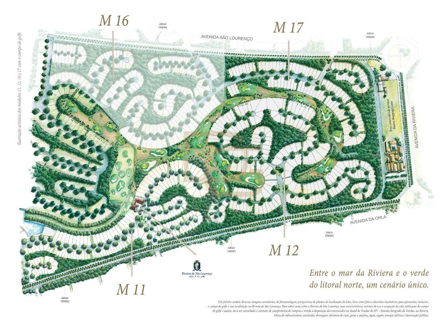TERRENO À VENDA – RIVIERA DE SÃO LOURENÇO – MÓDULO 16
