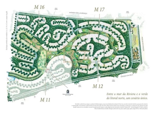 TERRENO À VENDA – RIVIERA DE SÃO LOURENÇO – MÓDULO 11