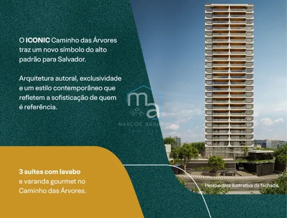 ICONIC - 3 SUÍTES COM LAVABO