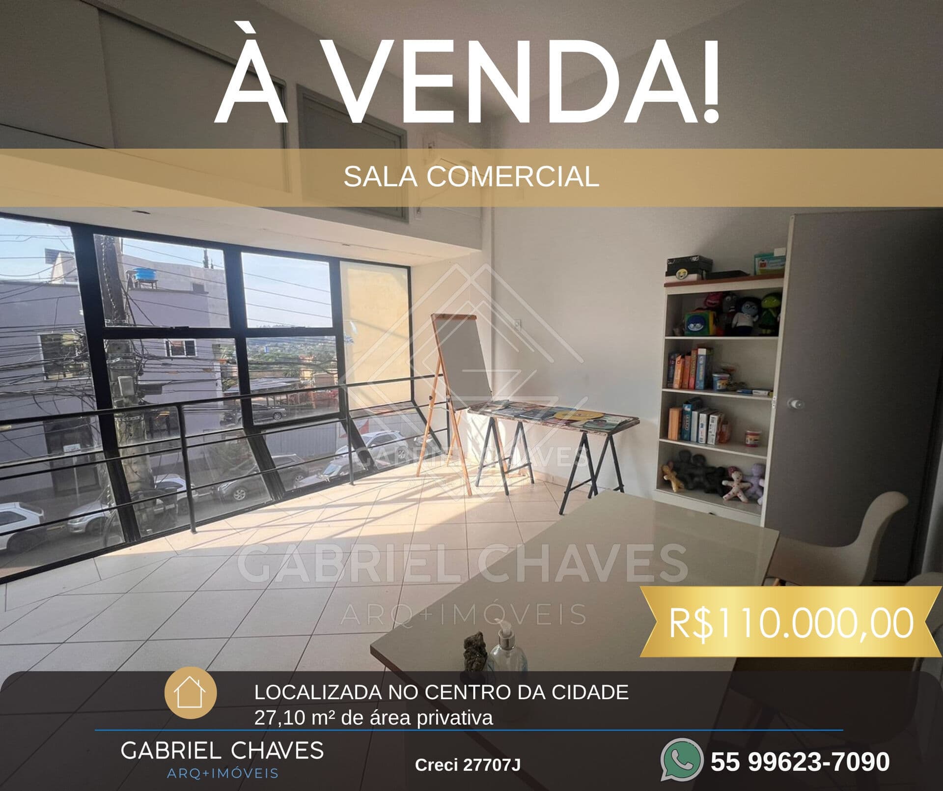 Andar / Laje Corporativa em Três Passos - Centro