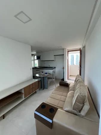 JAQUEIRA - EDF. GOLDEN JAQUEIRA MOBILIADO ANDAR ALTO 35M² 01 QUARTO WC SOCIAL, MOBILIADO