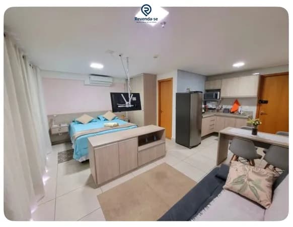 Flat Mobiliado 42m² no Jardim Goiás – Andar Alto c/ linda vista