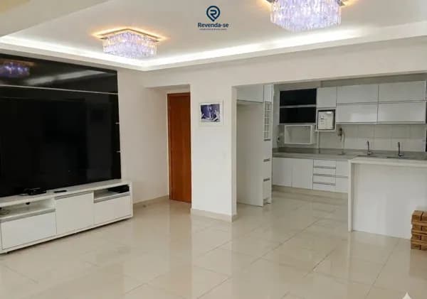 🏙️Lindo Apartamento - Vista Panorâmica: 112m² ao lado do Flamboyant | 3 Suítes e 3 Vagas com Carregador Elétrico