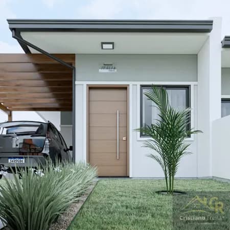 Linda casa 2 dormitórios no Bairro Forquilhas - São José