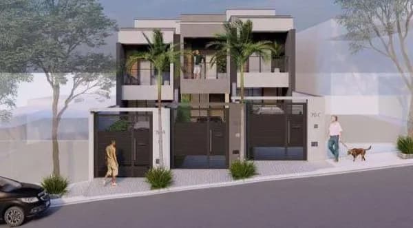 Sobrado com 2 dormitórios à venda, 76 m² por R$ 620.000,00 - Guilhermina - São Paulo/SP