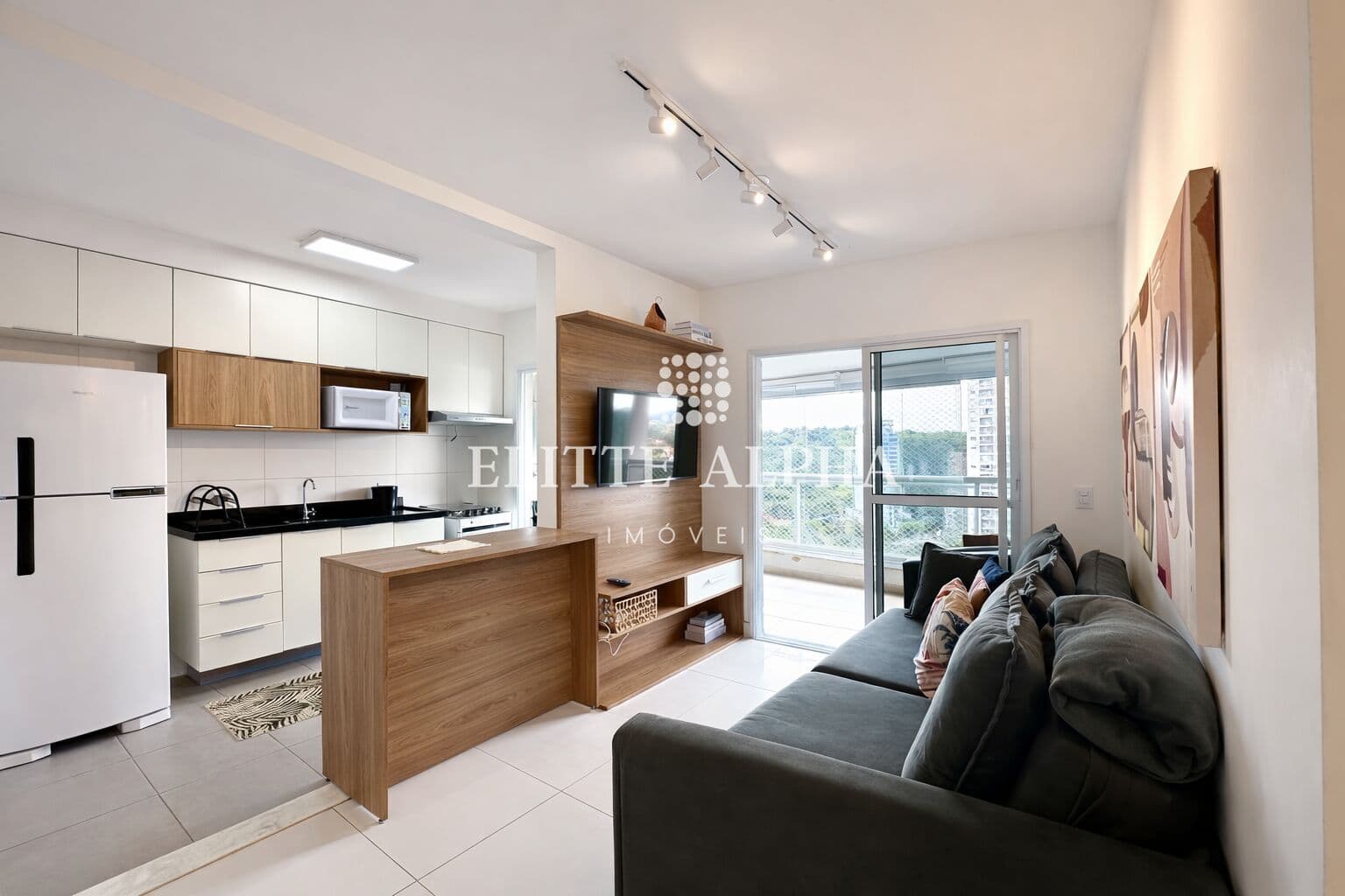 🏡 Apartamento Mobiliado no Condomínio Glass Alphaville | 63 m² | 2 Dormitórios | 2 Vagas | Andar Alto