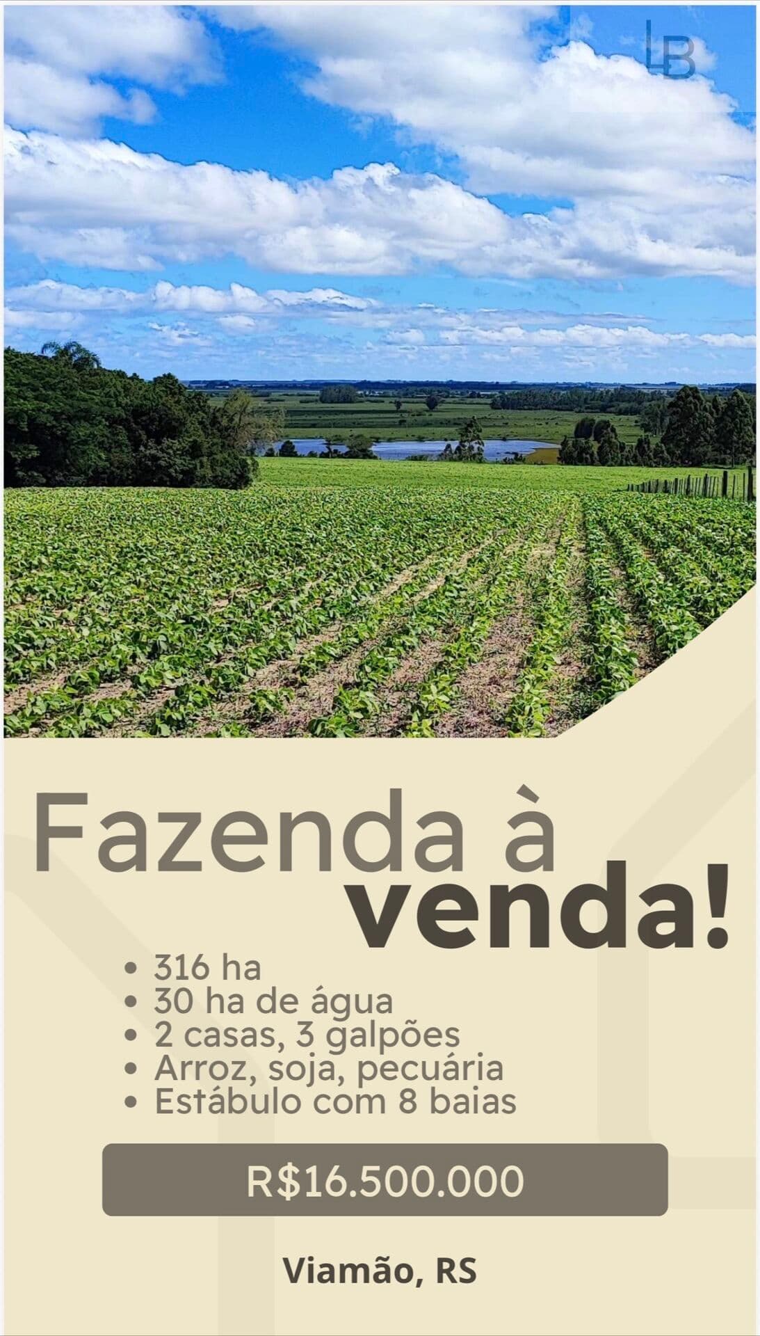 Fazenda/Sítios/Chácaras em Viamão - Área Rural de Viamão