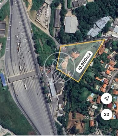 Terreno industrial em Mairiporã ao lado da rodovia Fernão Dias 10.950 m2