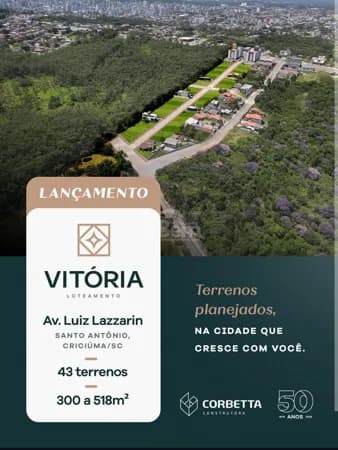 Lote/Terreno em Criciúma - Santo Antônio