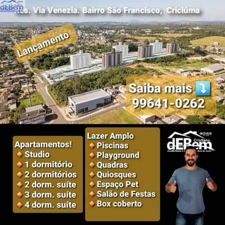Apartamento Padrão para Venda em São Francisco Criciúma-SC