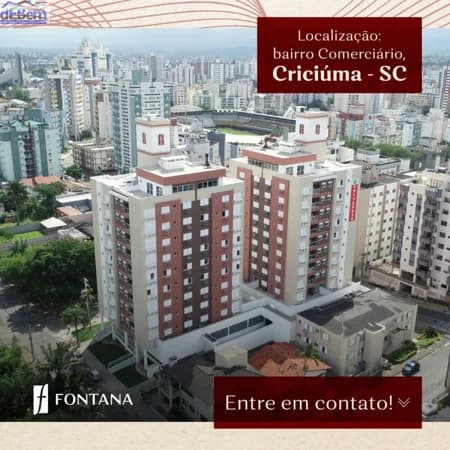 Apartamento Padrão para Venda em Comerciário Criciúma-SC