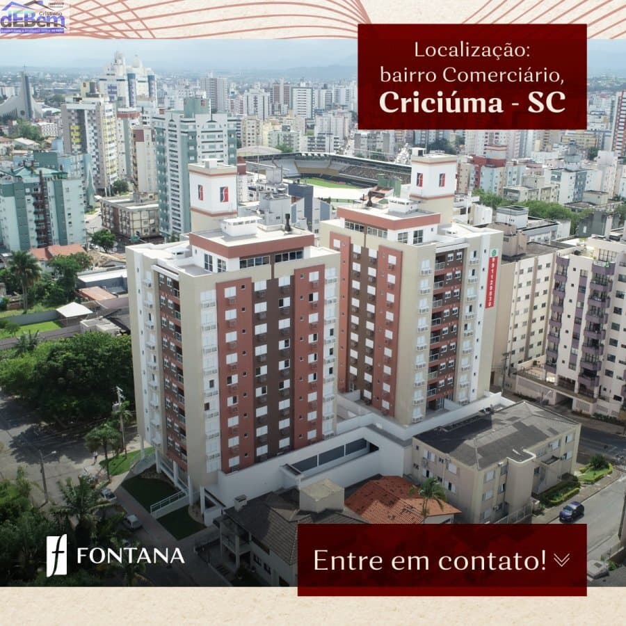 Apartamento Padrão para Venda em Comerciário Criciúma-SC